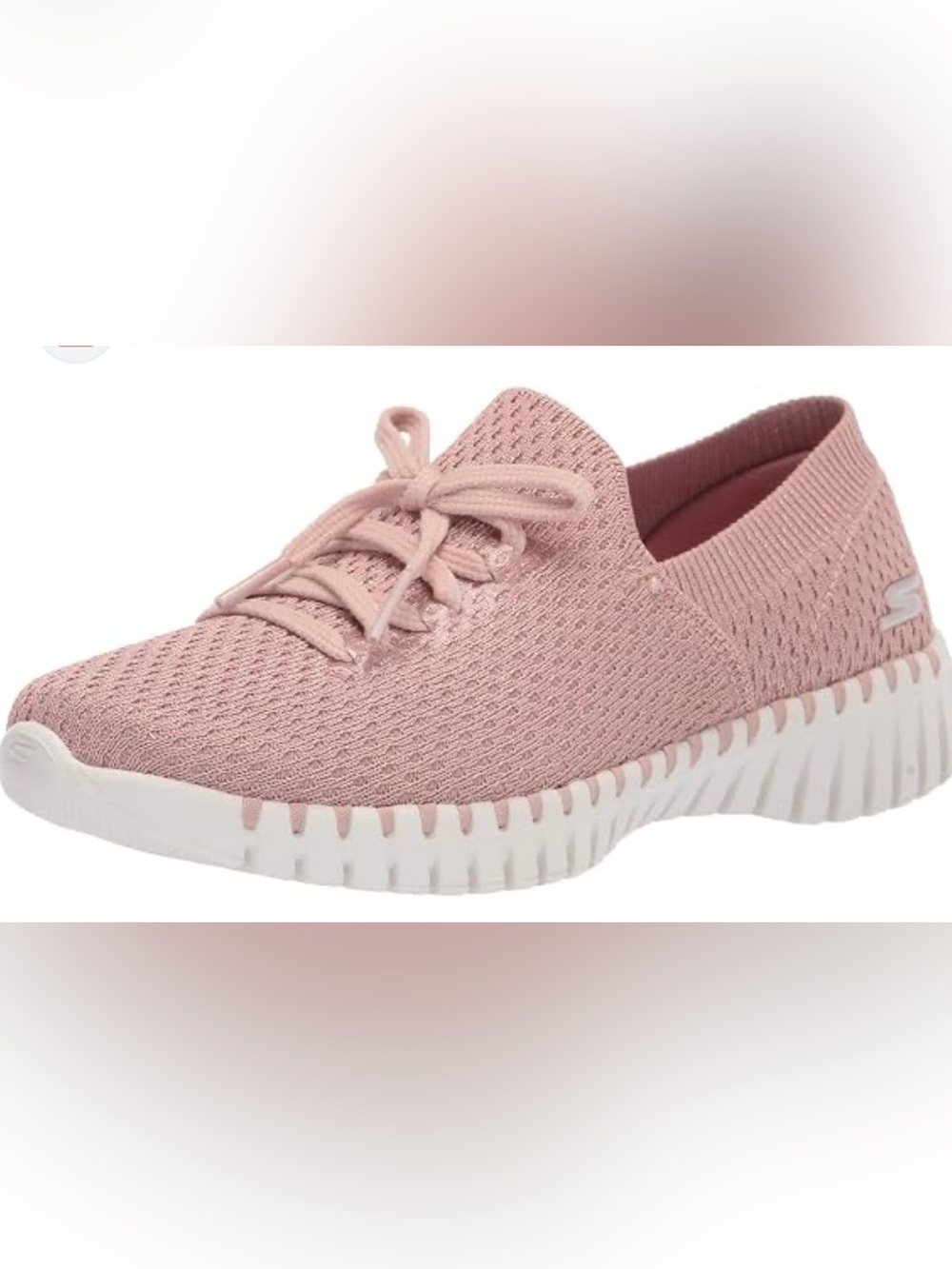 Skechers Womens Go Walk Smart Deco Lace Slip On Sneaker